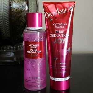 Victoria’s Secret PURE SEDUCTION JOY Shimmer 2PC Mist & Lotion Set
